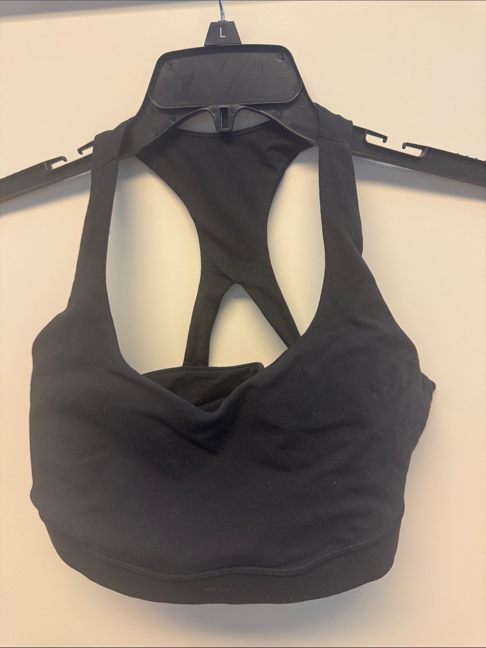 lululemon athletica Black Racerback Sports Bra